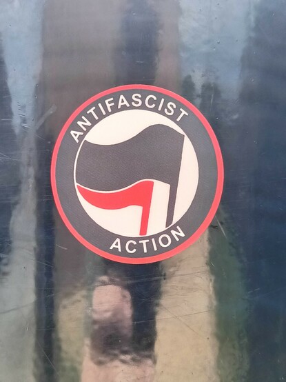 Sticker of the Antifascist Action