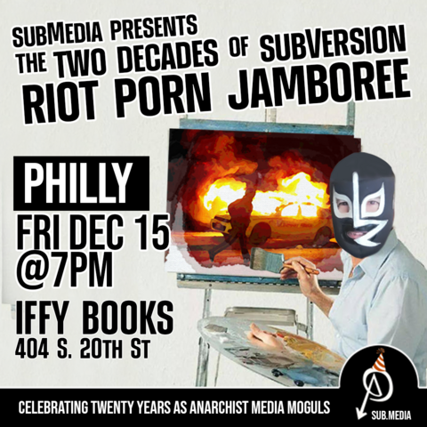 Friday December 15th  Philadelphia 7pm Iffy Books 404 S. 20th St.