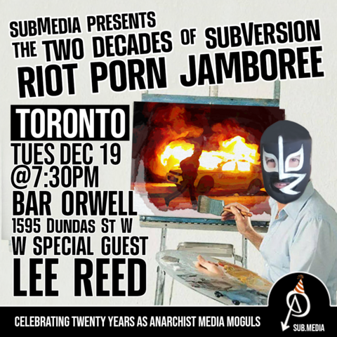 Tuesday Dec 19th  Toronto 7:30pm Bar Orwell 1595 Dundas St. W With Lee Reed