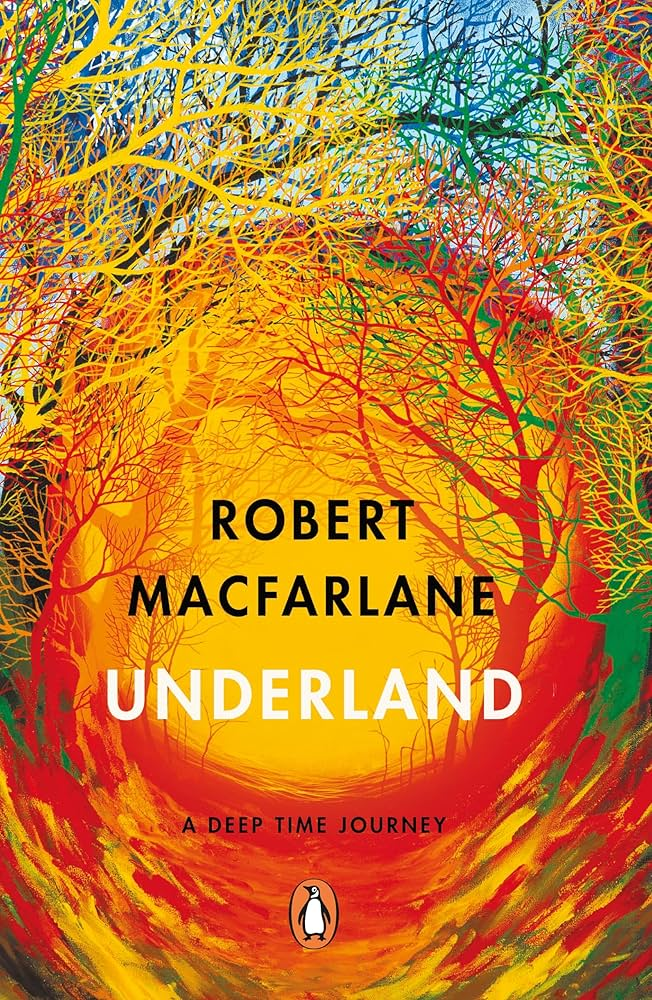The cover of Robert Macfarlane's 'Underland': trees as nerves as communication as interconnectedness.